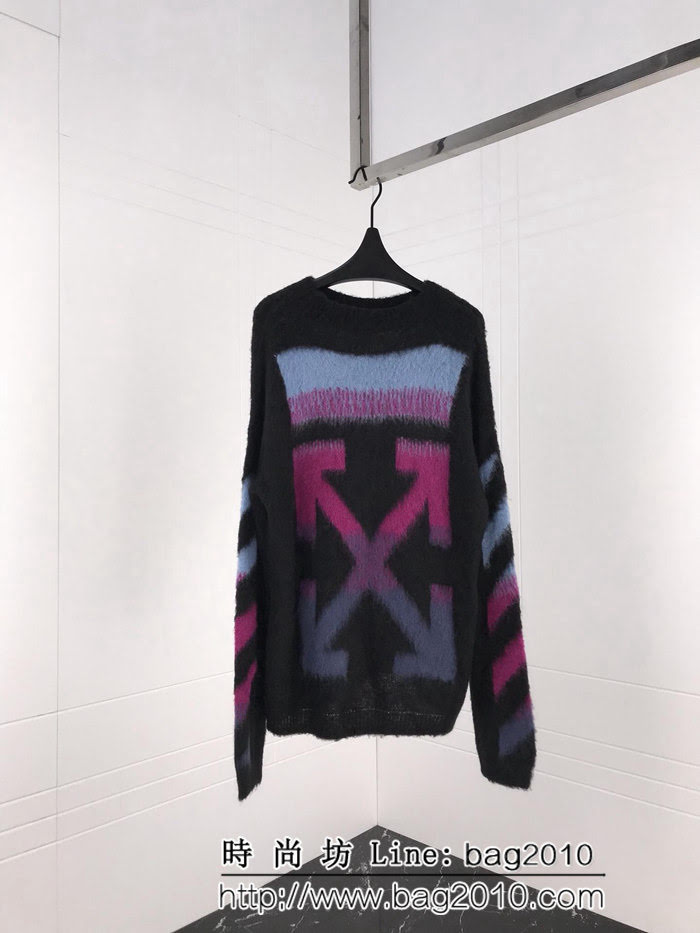 OWBLACK BRUSHED KNITWEAR Knitwear 針織拉絨馬海毛 毛衣定制面料 OS寬鬆版型 情侶款 ydi2441